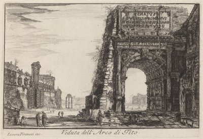 Tituksen kaari tekijältä Laura Piranesi after Giovanni Battista Piranesi