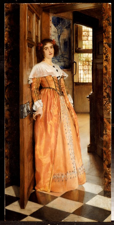 Ovella, n. 1898 tekijältä Laura Theresa Alma Tadema