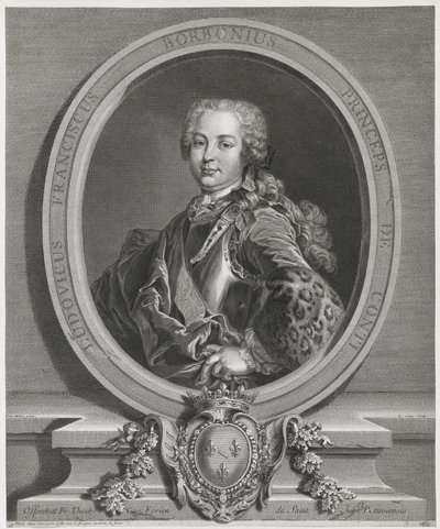 Laurent Cars - Louis François de Bourbon, Kontin prinssi tekijältä Laurent Cars