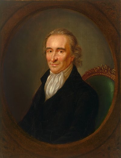 Thomas Paine (1737-1809), noin 1792 (öljy kankaalle). tekijältä Laurent Dabos