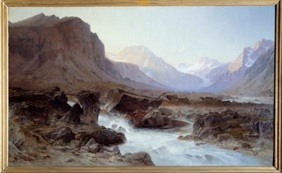 La Berarde Oisansissa. Laurent Guétalin (1841-1892) maalaus tekijältä Laurent Guétal