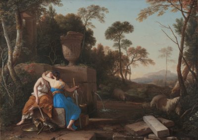 Laurent de La Hyre / "Rauhan ja oikeuden suudelma", 1654. tekijältä Laurent de La Hire