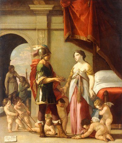 Aleksanteri ja Roxana, 1635 tekijältä Laurent de la Hyre