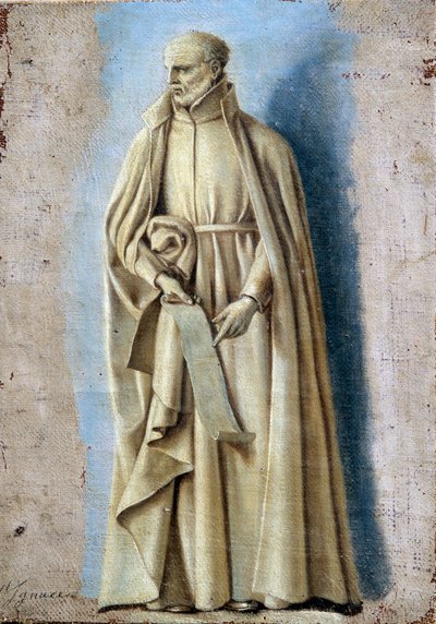 Pyhä Ignace kädessään kirjakääröä, joka sisältää hänen järjestyksensä säännöt Laurent de La Hyren (1606-1656) maalaus camaieu-kankaalle 1600-luvun su. 0,33 x 0,23 m Pariisi. Louvren taidemuseo tekijältä Laurent de la Hyre