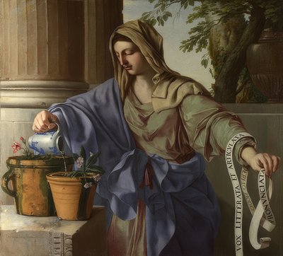 Kieliopin allegoria. 1650 tekijältä Laurent de la Hyre