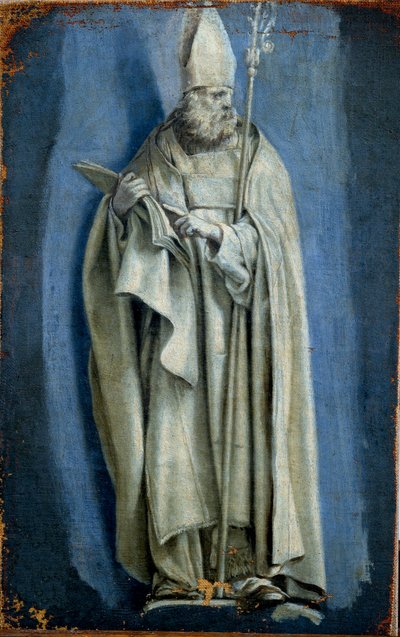 Pyhän Augustinuksen muotokuva. Laurent De La Hyren piirustus (1606-1656) tekijältä Laurent de la Hyre
