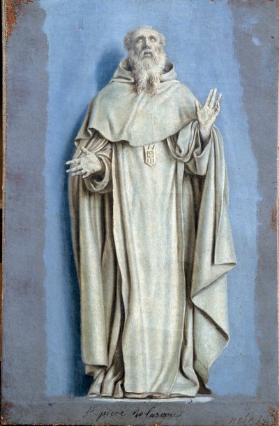 Saint Pierre Nolasque (1189-1256) ekstaasissa Laurent de La Hyren (1606-1656) maalaus camaieu-kankaalle 1600-luvun su. 0,36 x 0,23 m Pariisi. Louvren taidemuseo tekijältä Laurent de la Hyre
