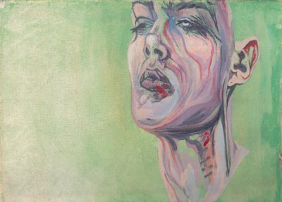 Drip, k.2017 (akryyli kankaalle) tekijältä Laurie Michaels