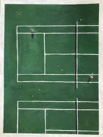 Rakkaus, 2025 (akryyli kankaalle) tekijältä Laurie Michaels