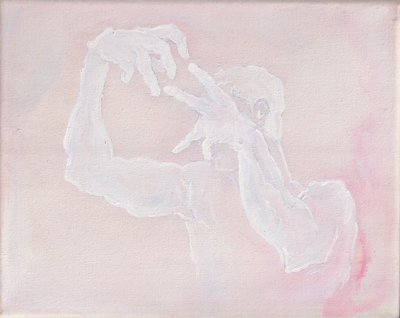 Veistoksellinen, 2025 (akryyli kankaalle) tekijältä Laurie Michaels