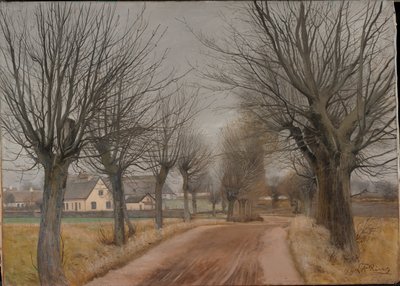 Tie lähellä Vinderødia, Seelanti, 1898. tekijältä Laurits Andersen Ring