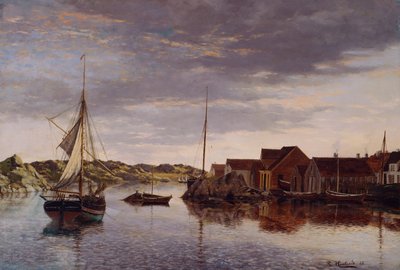 Kalastajakylä tekijältä Lauritz Haaland