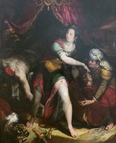 Judith ja Holofernes, Lavinia Fontana (öljy kankaalle) tekijältä Lavinia Fontana
