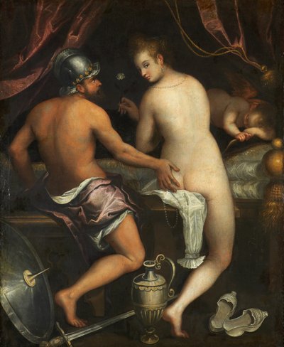 Mars ja Venus, noin 1595. tekijältä Lavinia Fontana