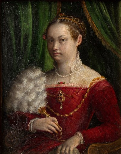 Omakuva, noin 1577-1585. tekijältä Lavinia Fontana