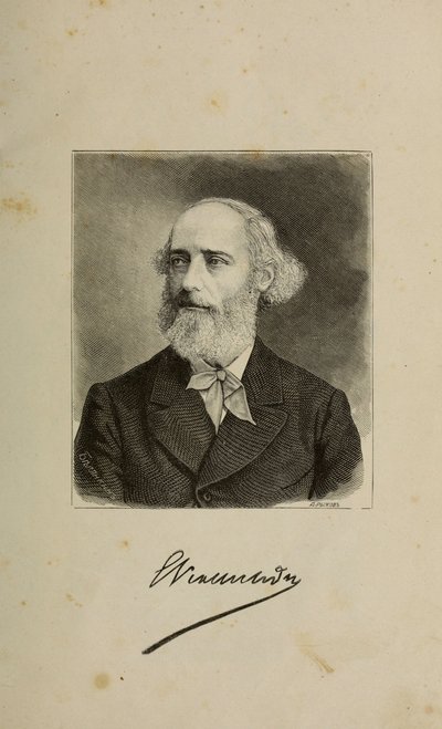 Eugene Viollet-le-Ducin muotokuva 1814-1879, 1879. tekijältä Lavr Lavrovich Belyankin