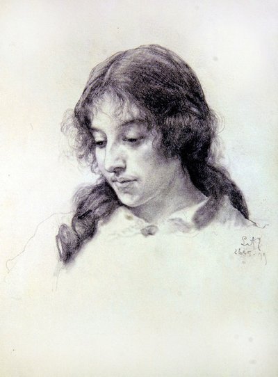 Muotokuvatutkimus neiti Raven-Hillistä tekijältä Lawrence Alma Tadema