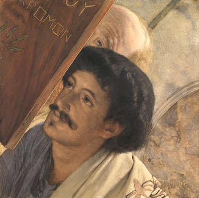 Charles Deschamps, Henry Wallace katselemassa, 1874 tekijältä Lawrence Alma Tadema