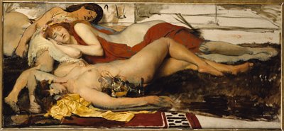 Uupunut Maenides, n. 1873-74 tekijältä Lawrence Alma Tadema