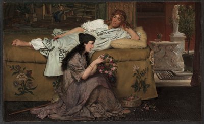 Glaucus ja Nydia, 1867 tekijältä Lawrence Alma Tadema