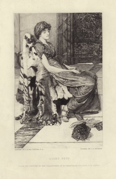 Hiljaiset lemmikit tekijältä Lawrence Alma Tadema