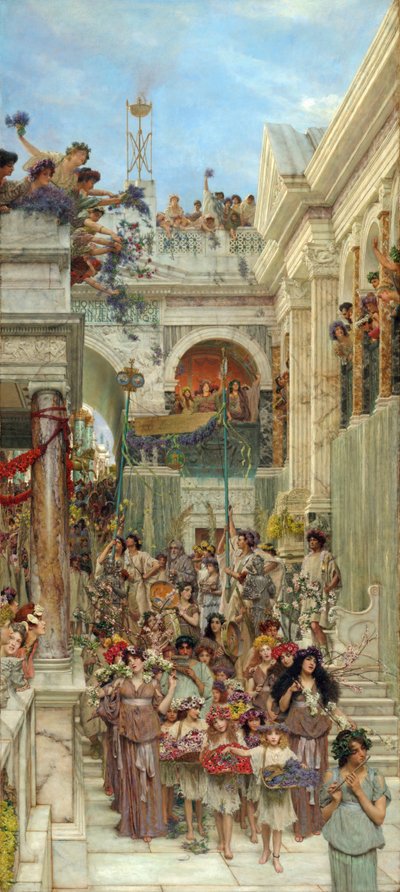 Frühling von Lawrence Alma-Tadema