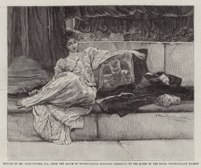 Hänen Majesteettinsa Kuningattaren juhlapäivä tekijältä Lawrence Alma Tadema