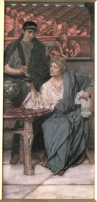 Roomalaiset viininmaistajat tekijältä Lawrence Alma Tadema