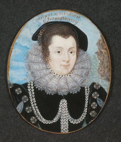 Margaret Clifford (n. 1560-1616) Cumberlandin kreivitär tekijältä Lawrence Hilliard