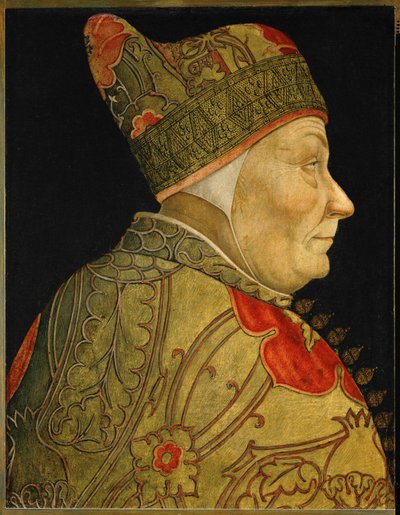Doge Francesco Foscari (öljy puulle) tekijältä Lazzaro Bastiani