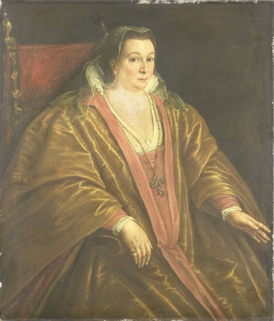 Naisen muotokuva, luultavasti Morosina Morosini, Venetsian dogen Marino Grimanin vaimo tekijältä Leandro Bassano (workshop of)