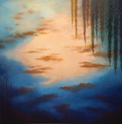 Still Willows. 2025 (öljy kankaalle) tekijältä Lee Campbell