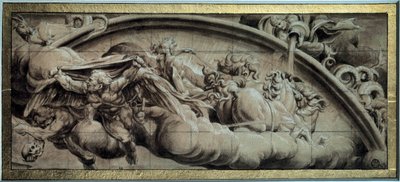 Apollo-tankin kierto: talven ilta tai allegoria. Lelio Orsin (1511-1587) piirros mustalla musteella. 16. vuosisata. Himmeä. 0,17x0,43 m. Pariisi, Louvre-museo tekijältä Lelio Orsi da Novellara