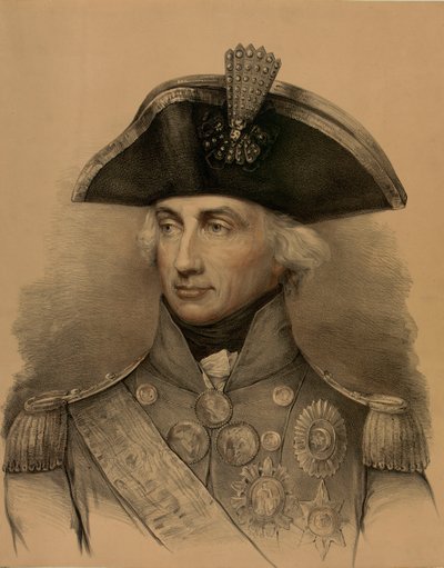 Vara-amiraali Horatio Nelson (1758-1805) tekijältä Lemuel Francis (after) Abbott