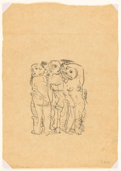 Kolme armoa (luonnos) tekijältä Leo Gestel