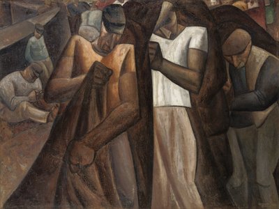 Nettendragers, n. 1924 (öljy kankaalle) tekijältä Leo Gestel