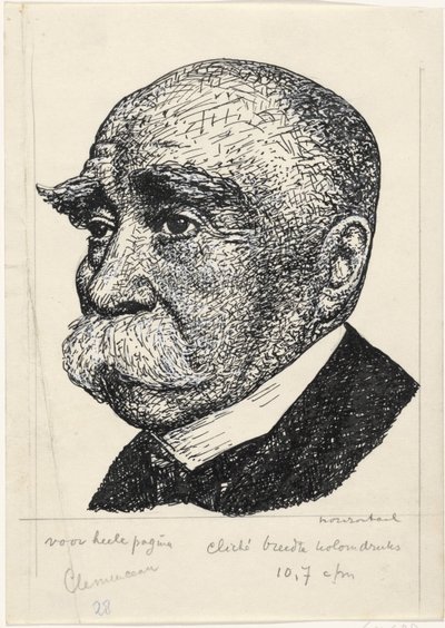 Retrat de George-Eugène-Benjamin Clemenceaufinnish tekijältä Leo Gestel