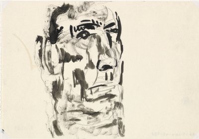 Miehen muotokuva Ilman otsikkoa tekijältä Leo Gestel