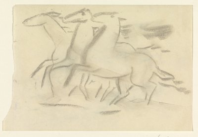 Juoksevia hevosia tekijältä Leo Gestel