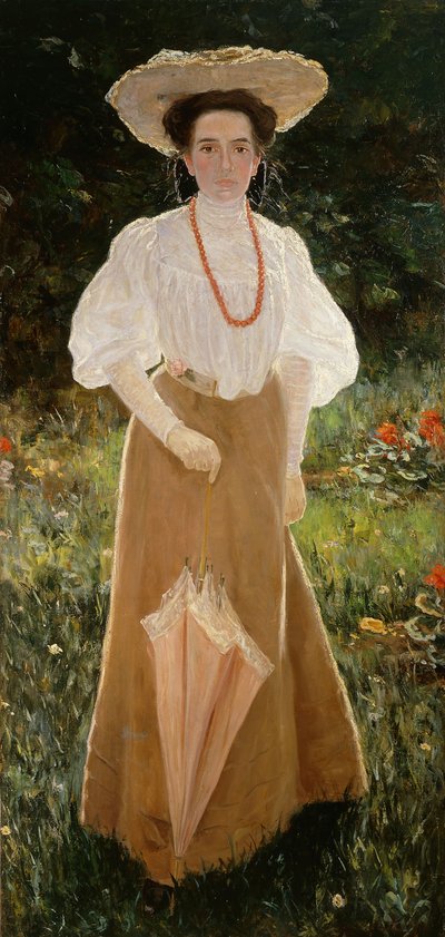 Pysyvä nainen; Nainen seisomassa tekijältä Leo Gestel