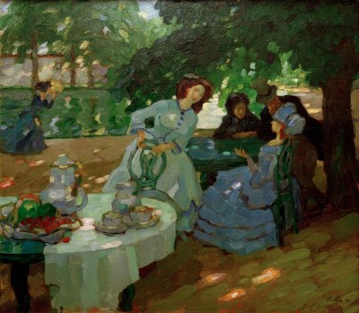 Aamiainen ulkona tekijältä Leo Putz