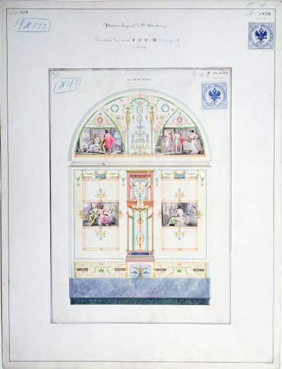 Pietarin Eremitaasin seinämaalaus, n. 1840 tekijältä Leo von Klenze