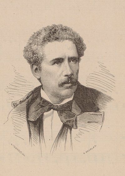 Muotokuva säveltäjästä Olivier Métrasta 1830-1889. tekijältä Leon Alexandre Tourfaut