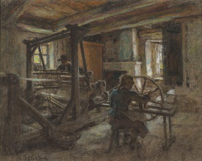 Weaverin mökki tekijältä Leon Augustin Lhermitte
