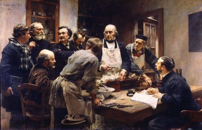 finnish tekijältä Leon Augustin Lhermitte