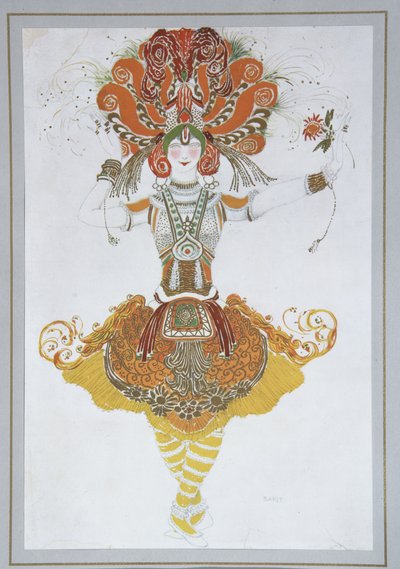 Pukusuunnittelu Tamara Karsavinalle I. Stravinskyn baletissa The Firebird L