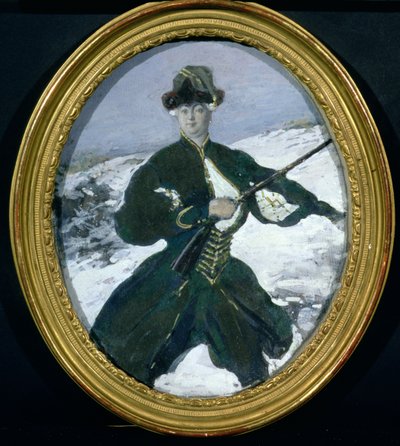 Keisarinna Elizabeth (1709-61) Metsästys, 1902 tekijältä Leon Bakst