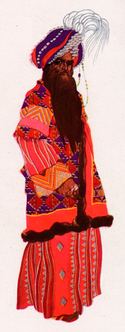 Le Sultan Samarcande, 1922, 1923 tekijältä Leon Bakst