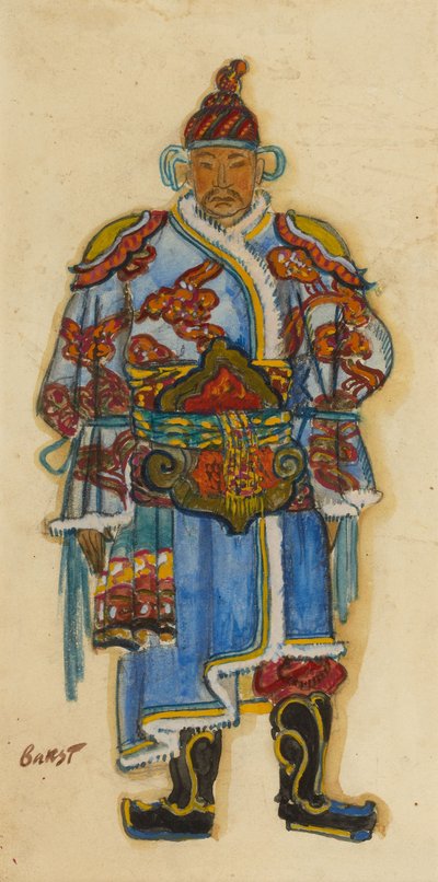 Itämainen pukusuunnittelu tekijältä Leon Bakst