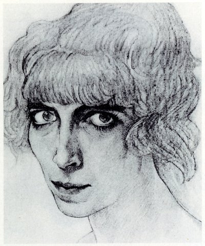 Marchesa Luisa Casatin muotokuva, 1912 tekijältä Leon Bakst